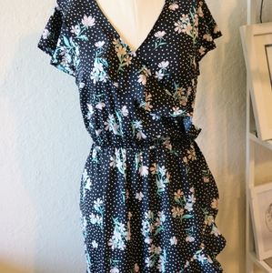 Primark floral ruffle dress